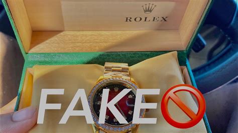 fake rolex fail